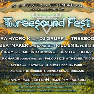 T(h)reesound fest Sab 31 Agosto 2024