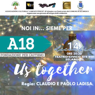 Noi In…Sieme Per “A18 Fondazione Per L’Autismo” Us Together