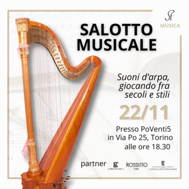 SALOTTO MUSICALE – Suoni d’arpa, giocando fra secoli e stili.