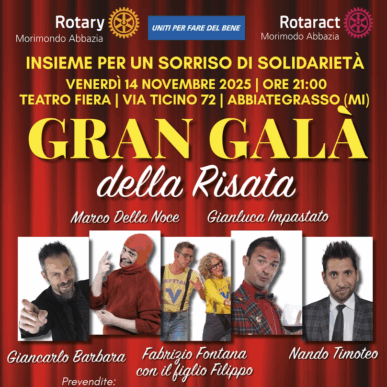 Gran Galà della Risata 2025 | Insieme per un sorriso di solidarietà