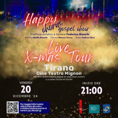 HAPPY LIVE XMAS TOUR – TIRANO –