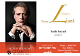 Paolo Restani, pianoforte – Omaggio a Franz Liszt