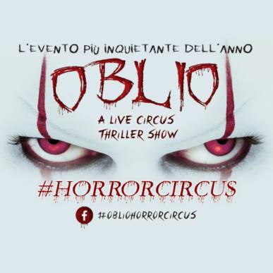 Oblio A Thriller Circus Show @Cagliari 9 ottobre 2020