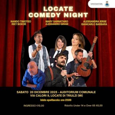 Locate Comedy Night con Alessandro Girami, Mary Sarnataro, Nando Timoteo, Alessandra Ierse, Riky Bokor e Giancarlo Barbara