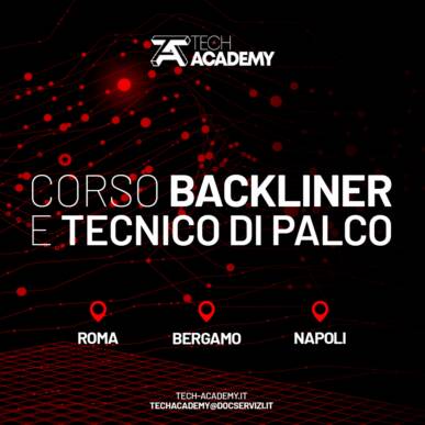 Backliner & Tecnico di Palco – BERGAMO – 2 Giornate