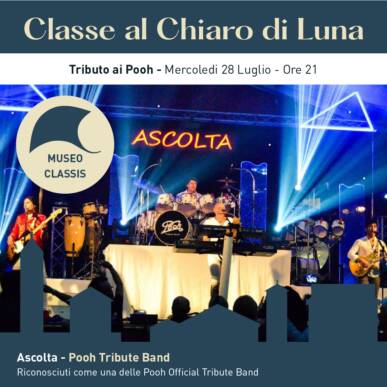 ASCOLTA – Pooh Tribute Band – CLASSE AL CHIARO DI LUNA