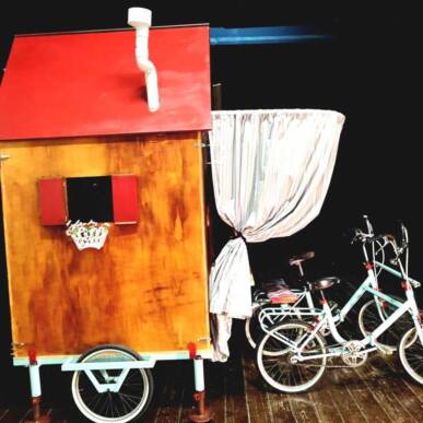 Casa mobile a pedali