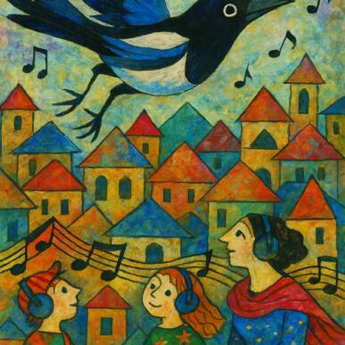 C’è una gazza in città!