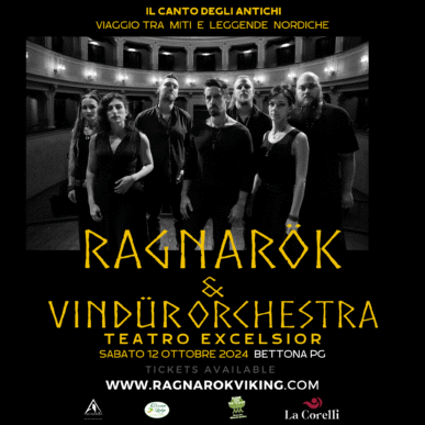 Ragnarök & Vindür Orchestra @ TEATRO EXCELSIOR, Sabato 12 Ottobre 2024, Bettona (PG)