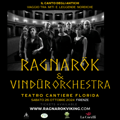 Ragnarök & Vindür Orchestra @ TEATRO CANTIERE FLORIDA, Sabato 26 Ottobre 2024, FIRENZE