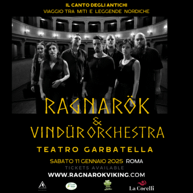 Ragnarök & Vindür Orchestra @ TEATRO GARBATELLA, Sabato 11 GENNAIO 2025, ROMA