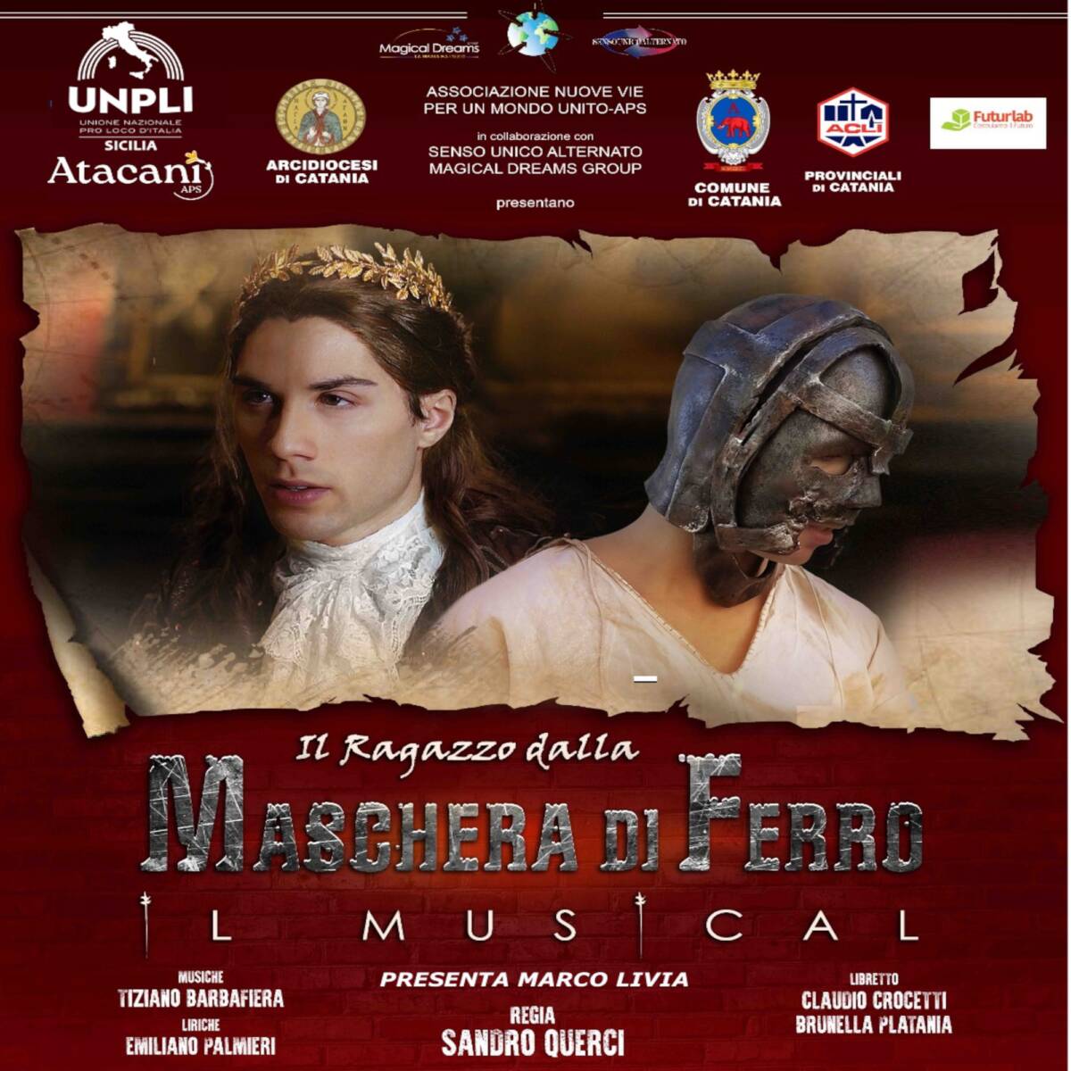 Il ragazzo dalla Maschera di Ferro, Il Musical | OOOH.Events | Biglietteria  online gratis per eventi SIAE, corsi, fiere, image size:1200x1200