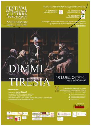 DIMMI TIRESIA – Festival Internazionale Teatro Romano Volterra
