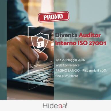Corso Auditor Interno ISO 27001 – Formazione online a pagamento