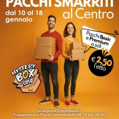 Evento Mysterybox, vendita di pacchi mai consegnati – Domenica 11 Gennaio 2026