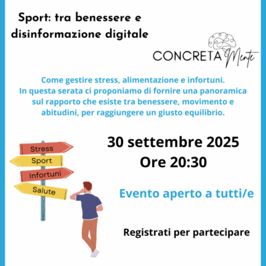 Sport: tra benessere e disinformazione digitale