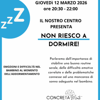 NON RIESCO A DORMIRE!