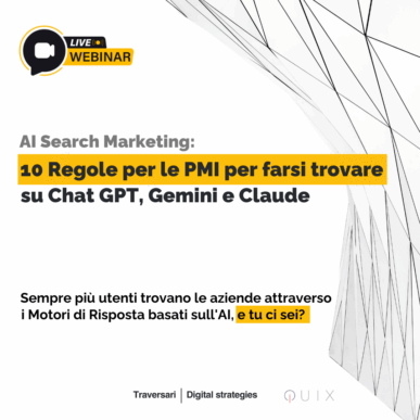 AI Search Marketing: 10 regole per le PMI per farsi trovare su Chat GPT, Gemini, Claude e Proximity