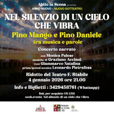 Nel Silenzio di un Cielo che Vibra – Pino Mango e Pino Daniele tra musiche e parole