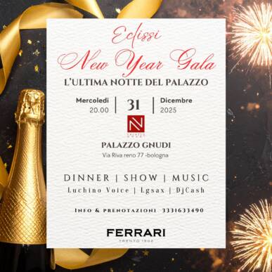 NEW YEAR GALA – PALAZZO GNUDI – BOLOGNA