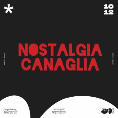 Nostalgia Canaglia – I capolavori della canzone Italiana – Mannucci Guidi Carone | Opening Mattia Donati