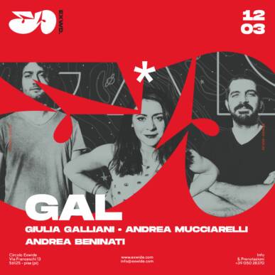 GAL in concerto – 12 Marzo 2022 @Exwide