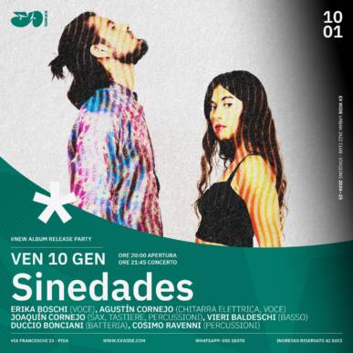 Sinedades in concerto all’Exwide