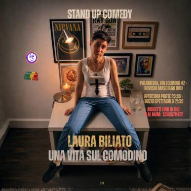LAURA BILIATO in “UNA VITA SUL COMODINO” – Stand Up Comedy Live venerdi 12 giugno Palamedia Bovisio Masciago