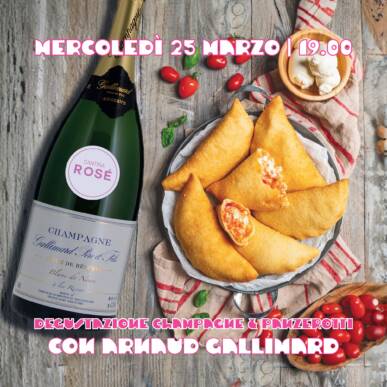 DEGUSTAZIONE CHAMPAGNE & PANZEROTTI