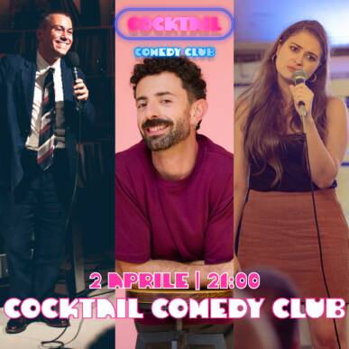 Cocktail Comedy Club Saverio Raimondo + Pierluca Mariti + Sara Flamment