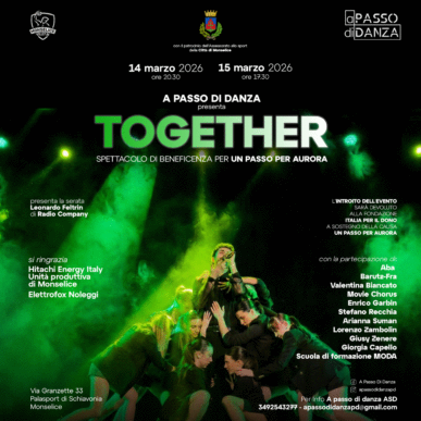 TOGETHER spettacolo di beneficenza per Un Passo per Aurora – copia