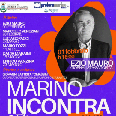 Marino Incontra Festival – Dialoghi sul Presente – Ezio Mauro