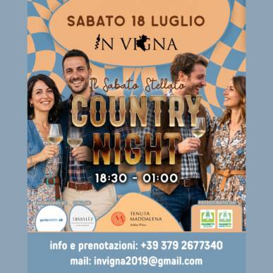 Il Sabato Stellato – COUNTRY NIGHT – Tenuta Maddalena – Volta Mantovana