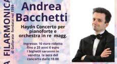 Concerto Orchestra Filarmonica Europea con Andrea Bacchetti