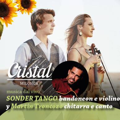 Cristal, Tango en vivo 13/08/2025