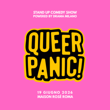QUEER PANIC! Roma • stand-up comedy show