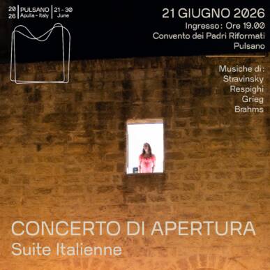Mediterraneo Chamber Music Festival – Suite Italienne