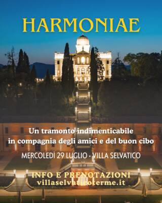 Harmoniae 29.07.2026 Villa Selvatico