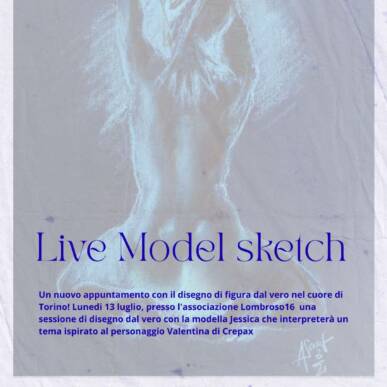 LIVE MODEL SKETCH 13 luglio