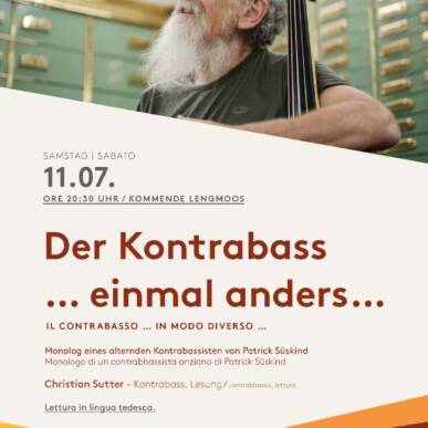 Der Kontrabass…einmal anders…
