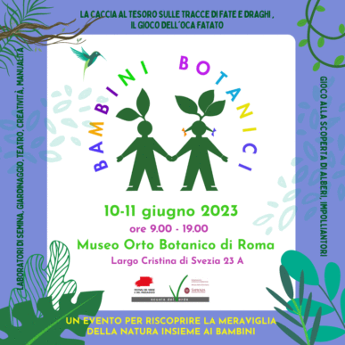 Bambini Botanici | 10 giugno 2023