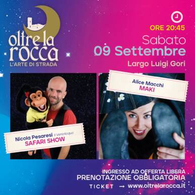 Oltre La Rocca Festival @ Montecatini Alto sabato 9 Settembre ore 20.45