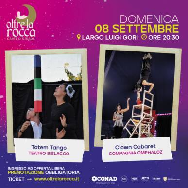 Oltre La Rocca Festival @ Montecatini Alto Domenica 8 Settembre ore 20.30