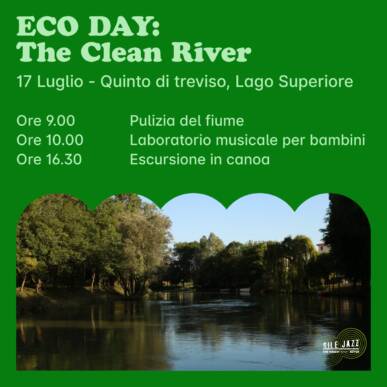 Eco day – THE CLEAN RIVER – Laboratorio per bambini + escursioni in canoa