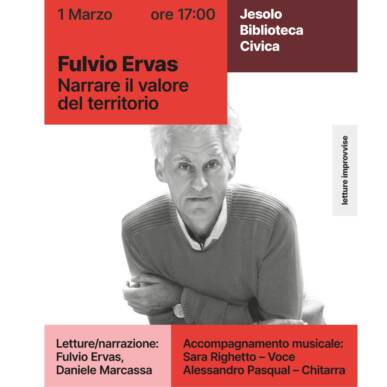 Letture Improvvise 2026 – Jesolo 01/03 – Fulvio Ervas – Narrare il valore del territorio