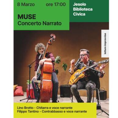 Letture Improvvise 2026 – Jesolo 08/03 – Muse – Concerto narrato