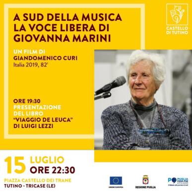 A Sud della Musica – La Voce libera di Giovanna Marini, un film di Giandomenico Curi, (Italia, 2019, 82′)