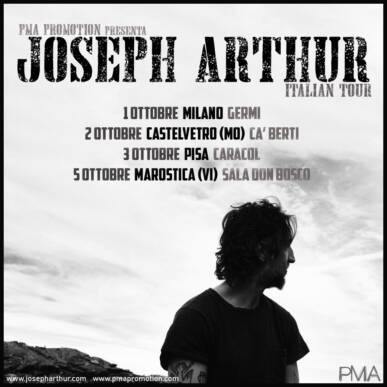 JOSEPH ARTHUR LIVE @ CARACOL PISA