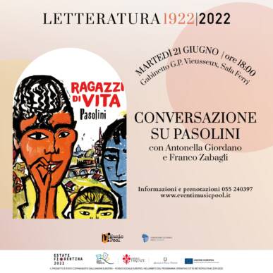 Conversazione su Pasolini – Letteratura 1922 – 2022