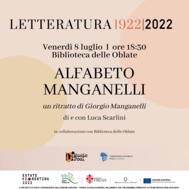 Alfabeto Manganelli – Letteratura 1922 – 2022